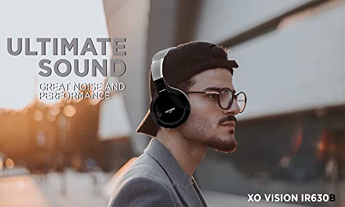 Xo Vision Ir630Bl Universal Ir Wireless Foldable Headphones - Black Wireless Bluetooth-Enabled Lightweight Portable For Iphone, Car, Kids Wireless Headphones For Universal Car Entertainment System #TOP6