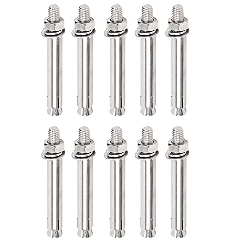Boulons d'ancrage à expansion M8x200mm en acier inoxydable 304 pour fixation lourde