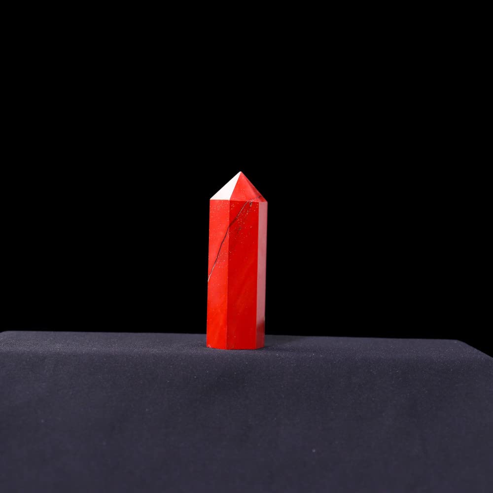 Torre de gemas de energía amatista de 6cm para decoración de adivinación