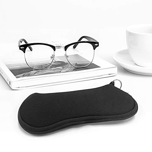 Alladaga 3 Pack Zipper Sunglasses Soft Case Portable Neoprene Eyeglasses Case For Men And Women #TOP5