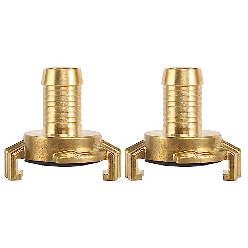 Raccordo Rapido 3/4 In Ottone, 2 Pezzi In Ottone Quick Connect, Raccordo 3/4 Di Pollice 1" Grommet Raccordo Rapido Per Tubo Da Giardino Connettore A S