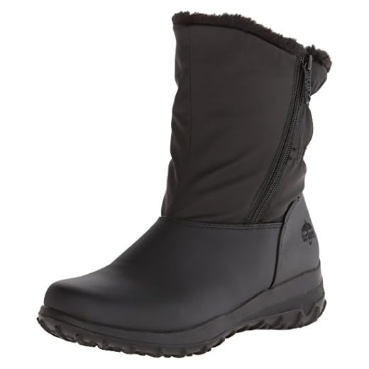 totes Women's Rikki Dual Zip Snow Boot Available in Medium and Wide Width, Black, 8
