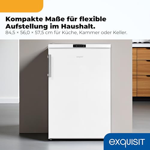 Gefrierschrank 80 Liter mit LED-Display und 4-Sterne-Gefrierleistung