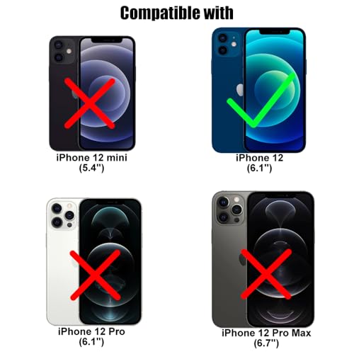 UZWZW 3 Pack Lens & Privacy Screen Protector for iPhone 12 (6.1") - image 2