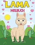  Lama Malbuch: Über 35 lustige und niedliche Lamas & Alpakas-Malvorlagen für Jungen und Mädchen Alter 4-8, 8-12 - Perfektes Geschenk für Lama- und Alpaka-Liebhaber zum Entspannen