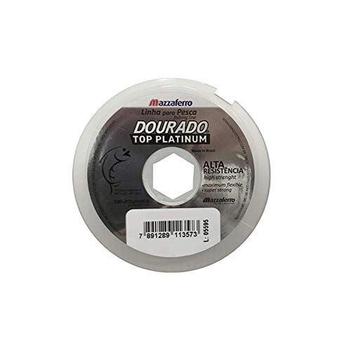 Linha Monofilamento Top Platinum 0,25mm 4,8kg 100m Mazzaferro