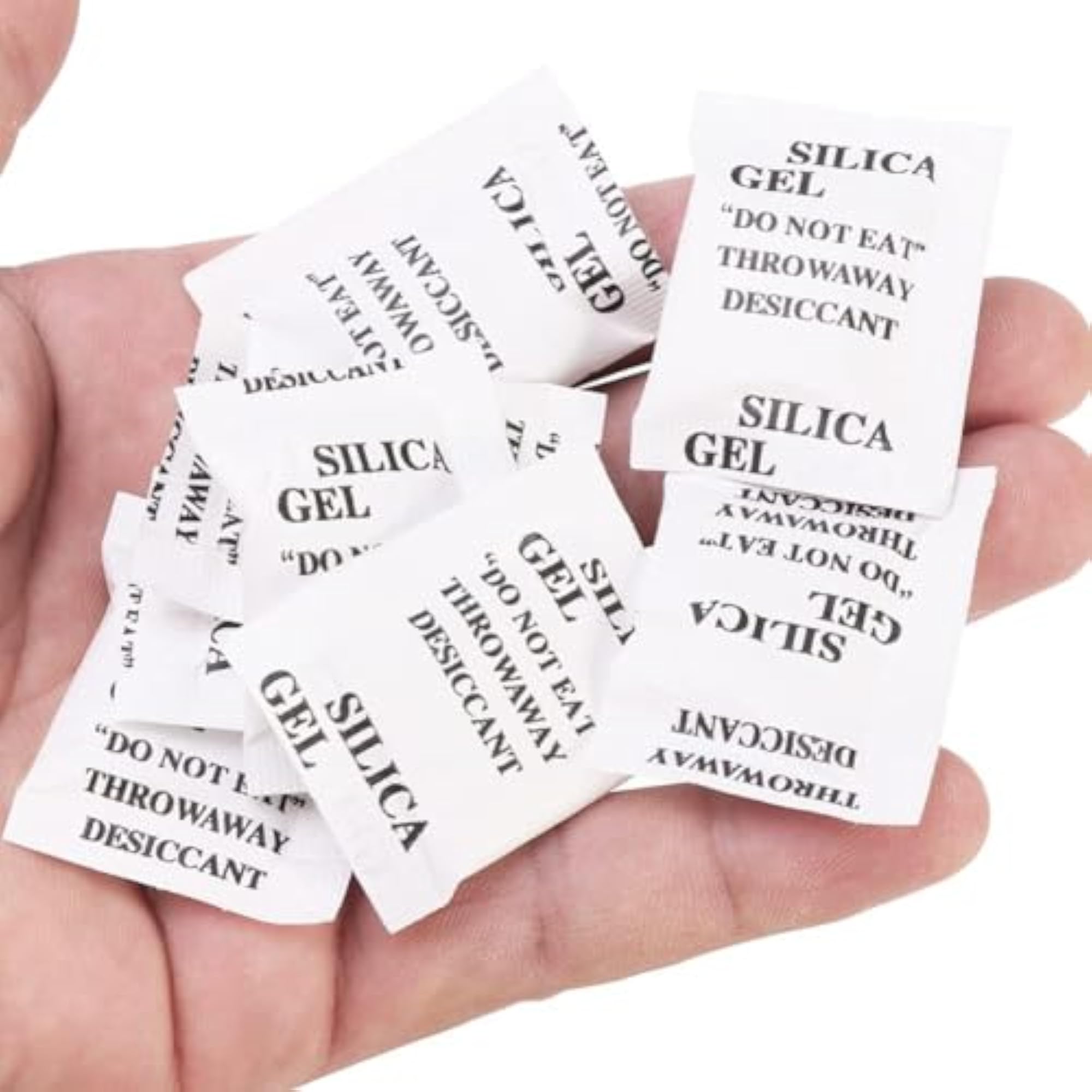 250pcs Silica Gel Pouches for Moisture Absorption