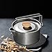 FytStycale Camping Kettle 1.2L Teapot Camping Teapot for Road Trip Backpacking Camping