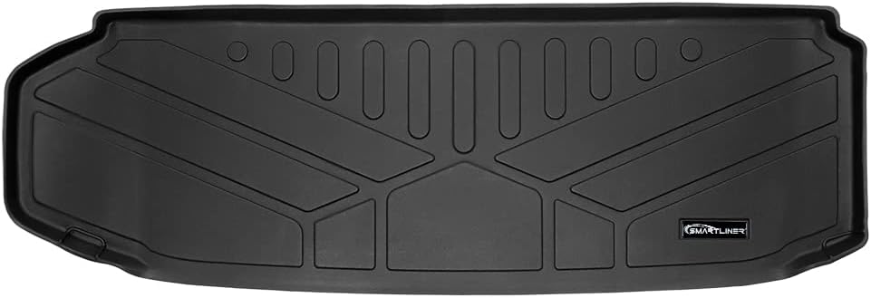 SMARTLINER Custom Fit All Weather Protection Black Cargo Liner Behind 3rd Row Compatible with 2023-2025 Honda Pilot