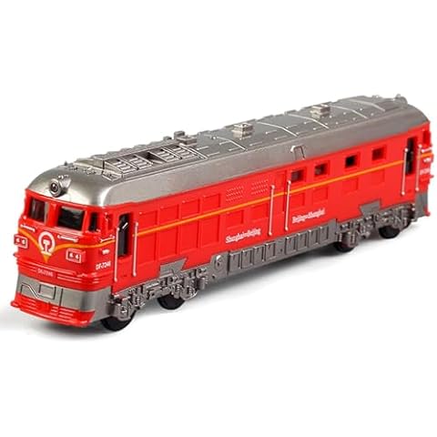 Mini Trains Toys Model Moved by Inertia for Kids with Sound & Light - Train Set for 3 4 5 6 7 Years Old Boys Girls Classic Toy Gift for Holiday, Birthdays or Christmas Cover