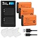 Produktbild Vemico NP-BX1 Akku Ladegerät Kit 3 Pack 1240mAh Ersatzakkus Typ C LCD Dual Ladegerät für Sony NP-BX1/M8/RX100/RX100 II/RX100M II/RX100 III/RX100 IV/RX100 V/RX100 VII (Vollkompatibel mit Orginal)