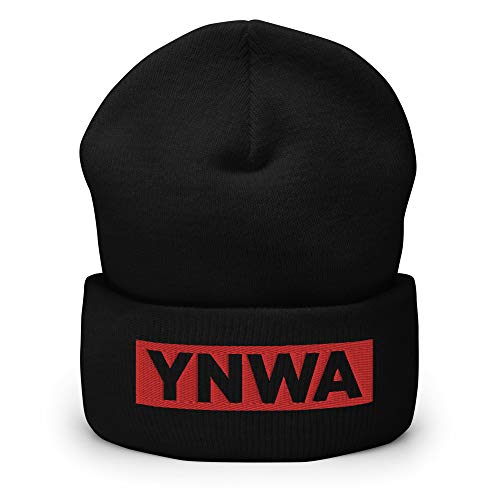 YNWA Block Liverpool Cuffed Soccer Beanie Black