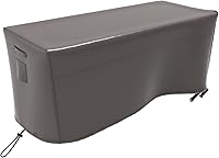 Vista 61 de Atyard Cubierta rectangular para hoguera de gas de 42 x 24 x 24 pulgadas, impermeable, resistente al viento, anti-UV, para muebles de patio