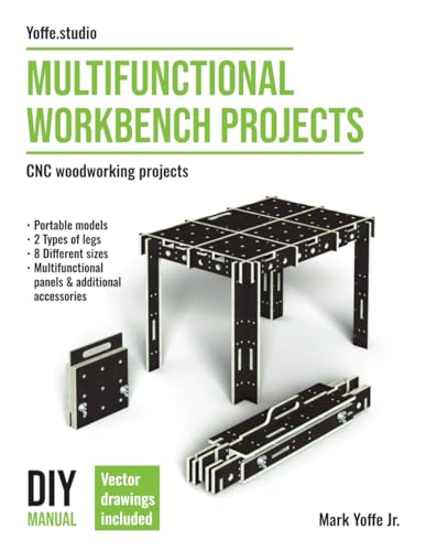 Multifunctional Workbench Projects: CNC Woodworking Projects. Work and Storage Solutions