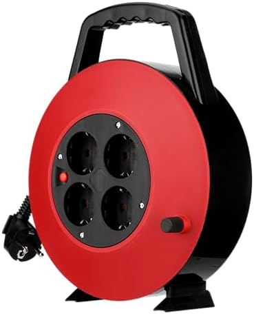 Bild 9 - REV Kabeltrommel, Kabelbox 4-fach, 5m, Überhitzungsschutz, schwarz