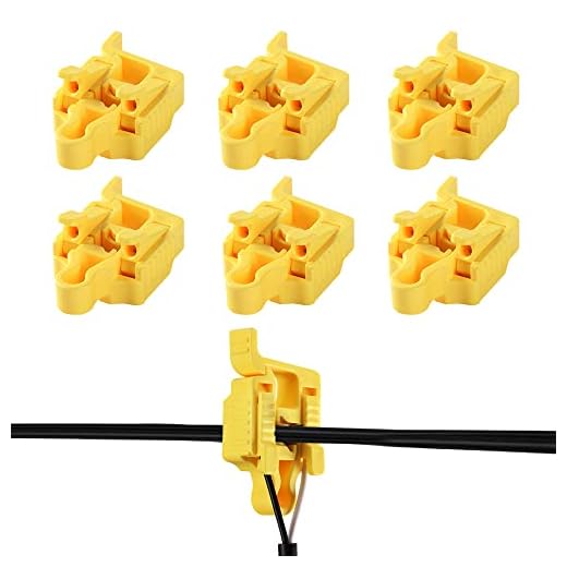 Low Voltage Wire Connectors, Landscape Lighting Connectors UL Listed for Landscape Lighting/Pathway Light/Spotlight, 12/14/16/18 Gauge Cables Compatible, Yellow, 6Pack