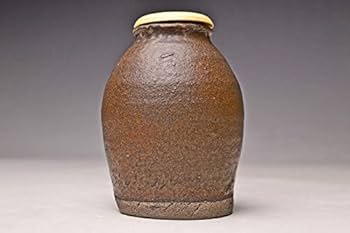 茶道具　瀬戸焼　茶入　仕覆・時代箱付　V　7590 茶道具 加藤弥右衛門作 瀬戸茶入 仕覆付 共箱 V R6107の通販 by