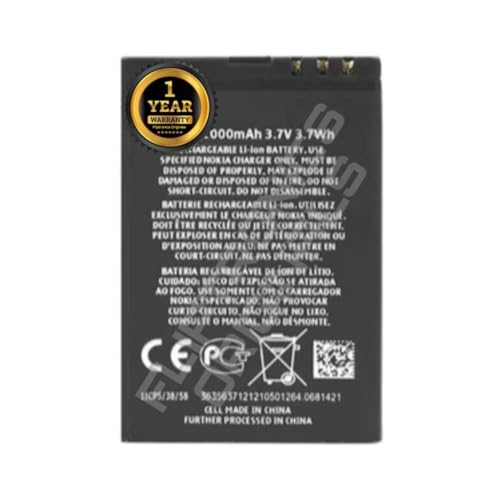 Image of BL-4U Battery for Nokia 6600 8800 3120 3120C 6212 E66 E75 5730 5330 5530 Battery with 1 Year Warranty****(X75)