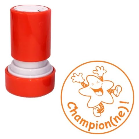 Tampon Encreur Orange 22mm - Education Enchantée Cover