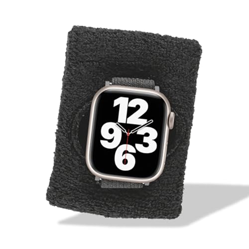 Sonix | Sport Watch Band for Apple Watch | Sweatband Style Watch Band for Sports, Workouts, Activities | Black