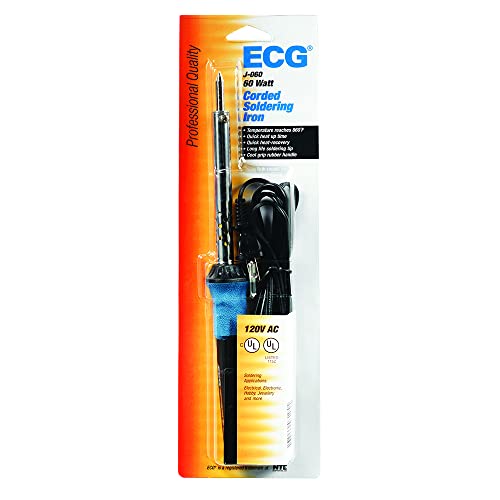Ecg J-060 Electric Corded Soldering Iron With Conical Needle Tip, 460 Degree C Tip Temperature, 60W #TOP1
