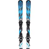 Mc Kinley Kinder Team 7 I Jt + Systembindung Ski-Set, Blue/Black Night/WHI, 100