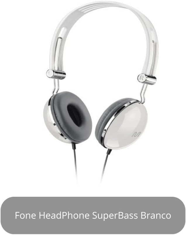 Multilaser Headphone Vibe Retro Design P2 White - PH054 image 2