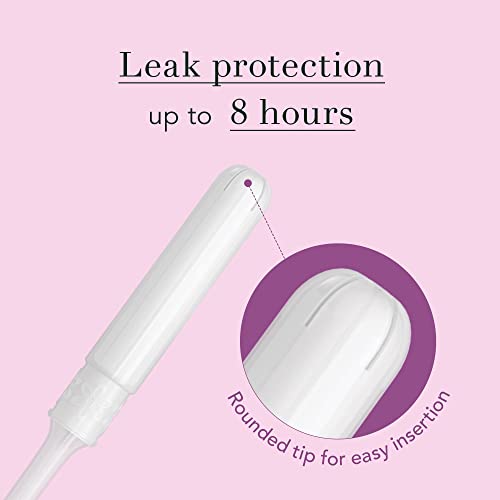 Rael Tampons, Plastic Applicator Made With Organic Cotton Core - Tampons Multipack, Regular And Super Absorbency, Bpa-Free, Leak Locker Technology, Unscented, Chlorine Free (32 Count, Bundle) #TOP2