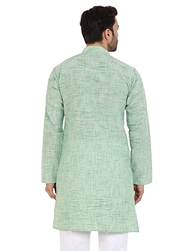 Image of Men's Khadie Cotton Relaxed Straight Kurta