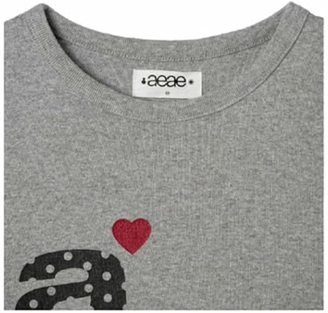 Amazon | 【韓国】aeae DOT SMALL LETTER TEE Navy エイイエイイ T