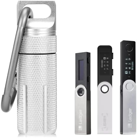 Aluminum Alloy Case for YubiKey USB 5 5C NFC Nano,Compatible with...