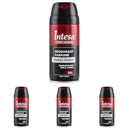 Intesa Intesa Pour Homme Deo Energy Power, 150ml (Confezione da 4)