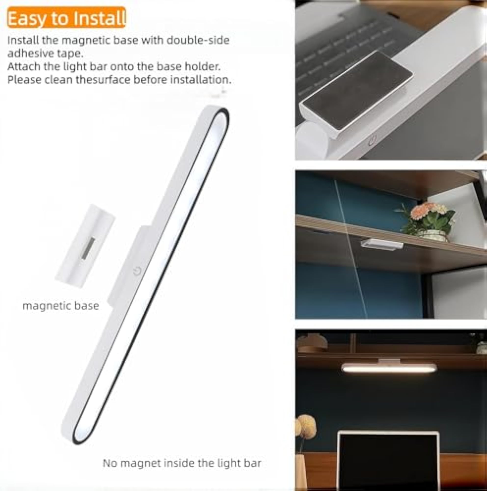 3W Dimmable Under Cabinet LED Light Bar