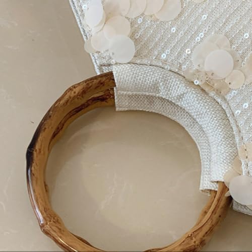 Sac de plage bohème à sequins pour les vacances d'été - 7