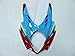 MC Blue Black Fairing Fit for 2007 2008 GSXR 1000 GSX-R1000 Injection Mold ABS Plastics New Bodywork 07 08 M71