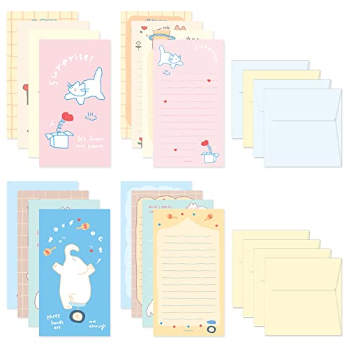 mCN Xg[[^EAt^k[ ~j+ 8 B Zbg - Story town Afternoon B Mini Letter Paper Set 32 + 16