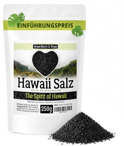 Produktfoto von Hawaiisalz schwarz 250g MEERSALZ mit Aktivkohle