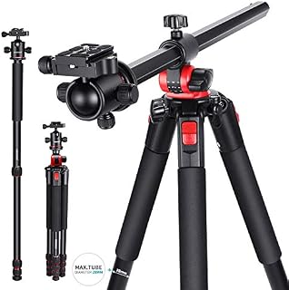 Neewer 2-in-1 Camera Tripod Monopod with 360 Degree Rotatable Center Column and Ball