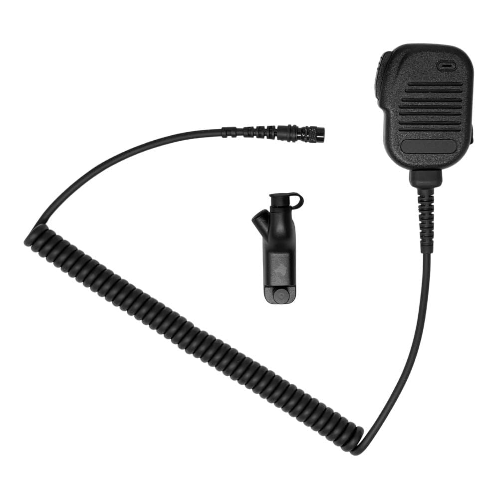Sheepdog Sierra Speaker Microphone, Quick Disconnect (QD), Compatible with Motorola APX