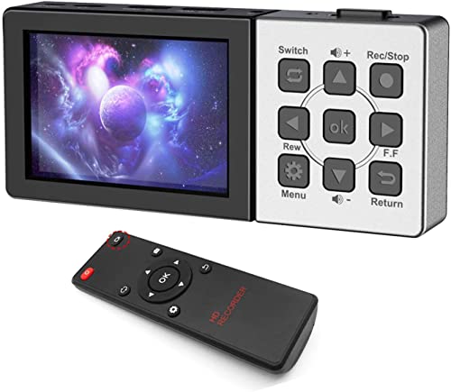 Image of Microware EZCap273 Portable 1080P 60fps Standalone HDMI Video Capture, Record Your HDMI Video to Micro SD Card Directly, No Need PC, with Microphone Input (EZCap273)
