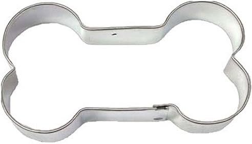 Foose Dog Bone Cookie Cutter 4 Inch –Tin Plated Steel Cookie Cutters – Dog Bone Cookie Mold