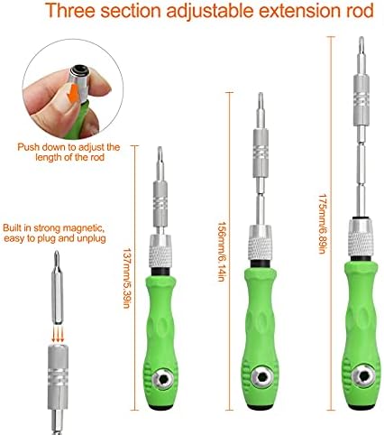 32 in 1 Precision Magnetic Screwdriver Accessory Kit, Screwdriver Sets in Case, Electronics Repair Tool Set for Watches, Computers, Laptop, Mobile Phone
