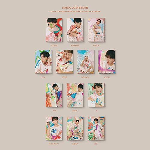 SEVENTEEN - 4th Album [Face the Sun] (CARAT Ver./Random) Hardcover Binder + Booklet + Digipak + CD-R + Lyric Book + Photo Card – vue 3