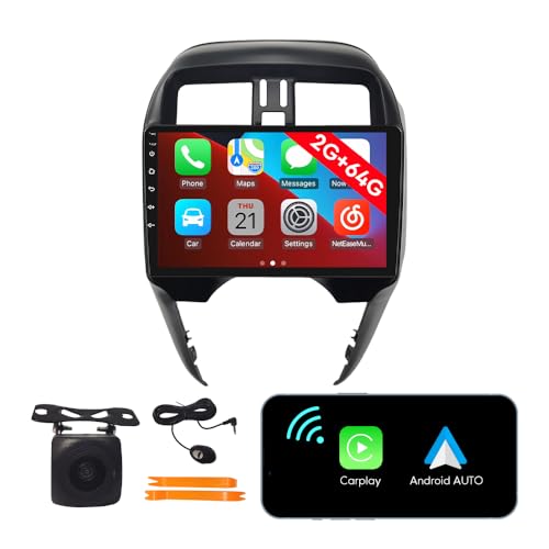 [2G 64G] Android Car Stereo FM Radio Carplay Android Auto 10.1