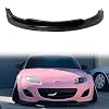 Front Bumper Lip Compatible with 2009-2012 Mazda MX-5 Miata (Only Fit Standard OEM Bumper), Unpainted Black MDA Style Polyurethane Front Lower Chin Spoiler Protector, 1 PC