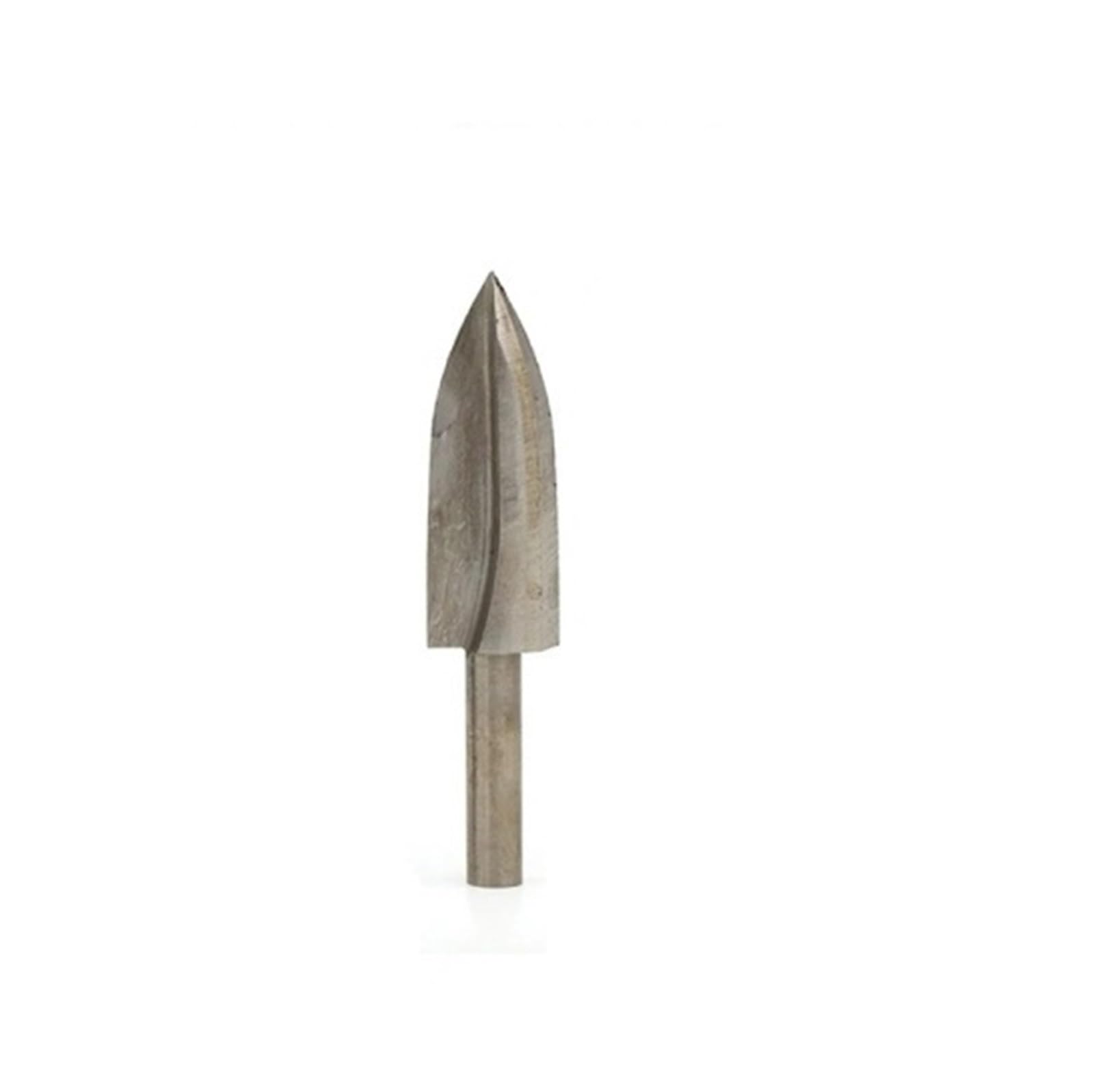 ZHLWei 1-10pcs 2.35/3/4/6/8/10/12/14mm High-speed steel Sword Shaped Engraving Carving Knife Milling Cutter 2.35/3/4/6mmShank For Wood/Bone Craft