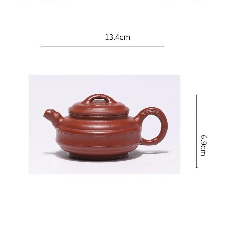 Théière Chinoise 200 ML Violette, en Terre Cuite, avec Filtre, pour thé en Vrac.