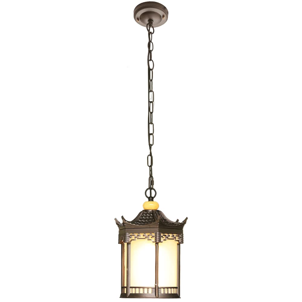 Lustre à double usage intérieur extérieur étanche style chinois - 8