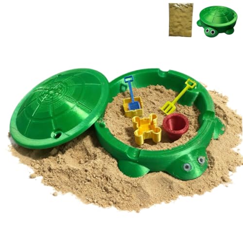 Turtle Sandbox Zen Garden for Desk, Mini Sand Garden with Rake Tools