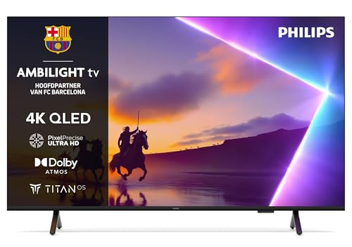 Philips Ambilight 43PUS8500 4K LED Smart TV - 43 inch display met Pixel Precise Ultra HD platform, Titan OS en Dolby Atmos-geluid, compatibel met Alexa en Google spraakassistent